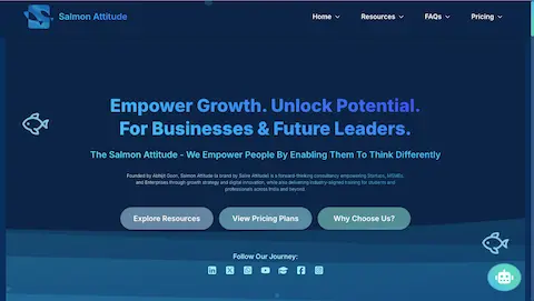 Salmon Attitude Live Website